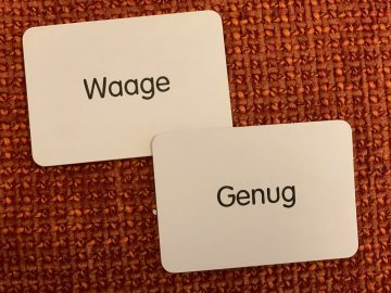 Waage - Genug